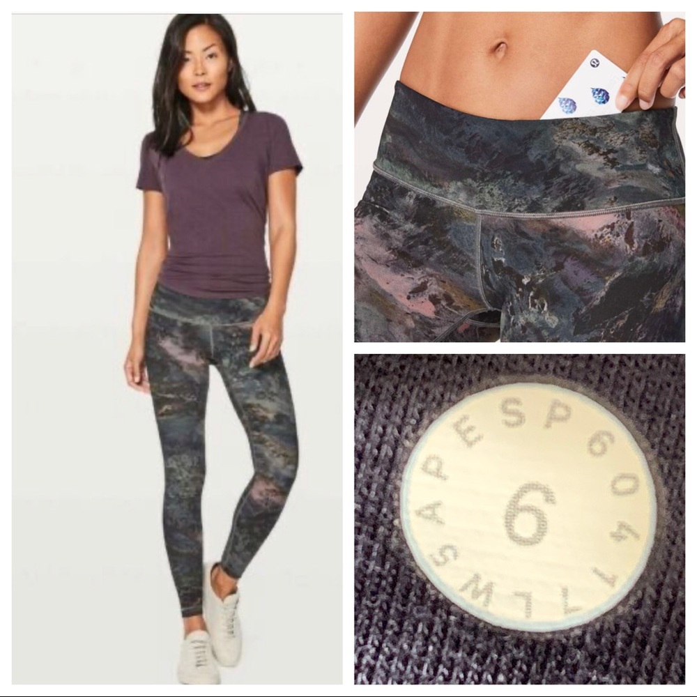 Lululemon Wunder Under Low Rise leggings Sz 6